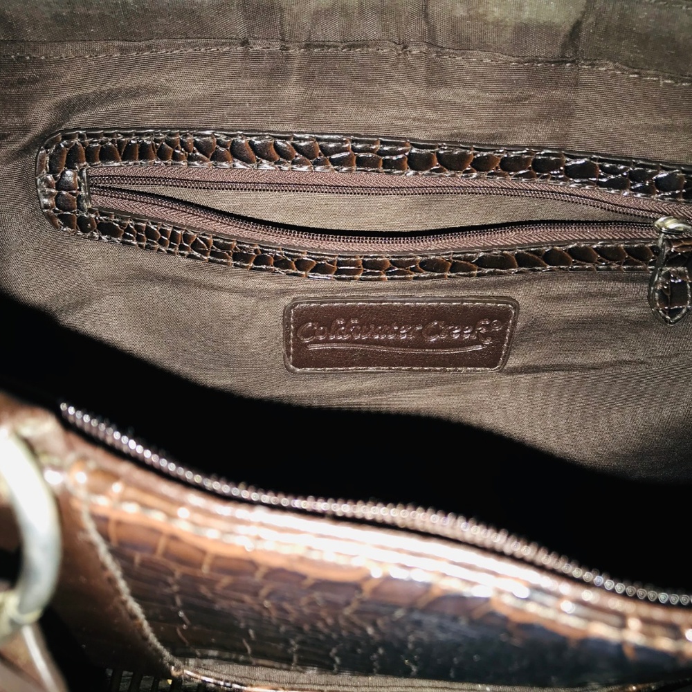 Coldwater Creek Chocolate Brown Laptop/Handbag - Picture 3 of 8
